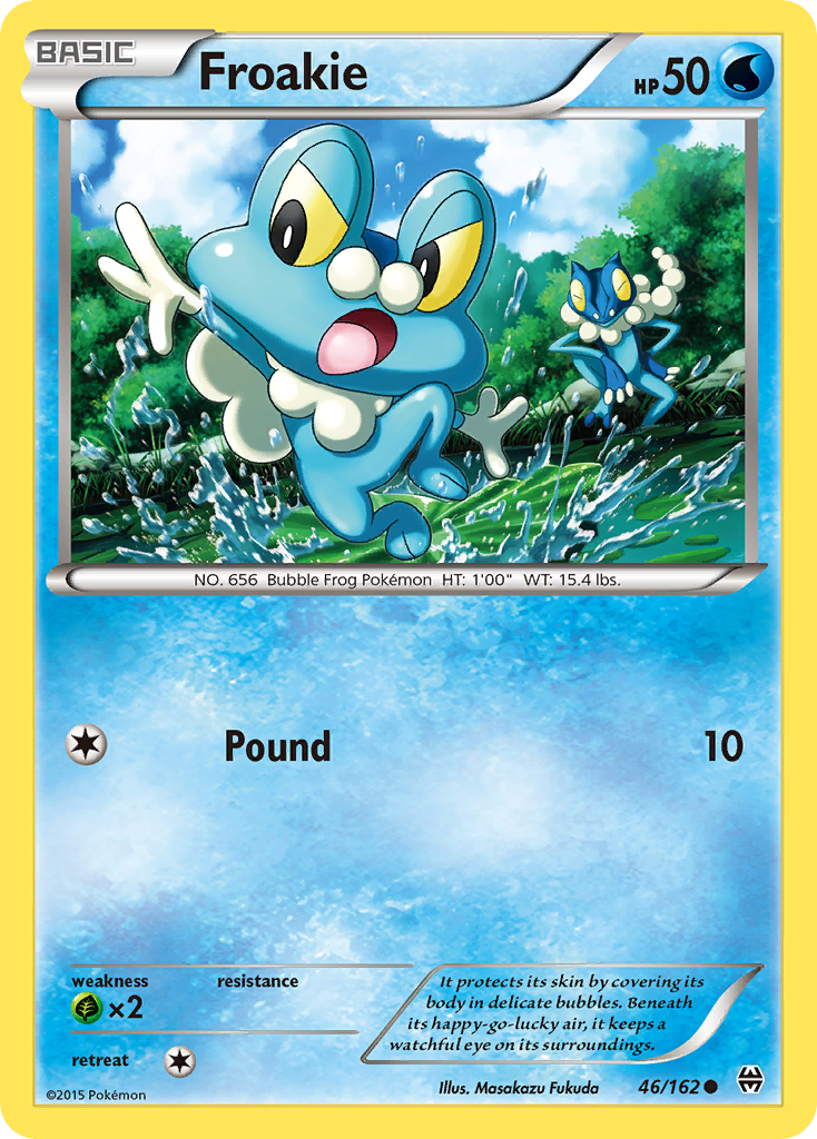 Froakie (46/162) [XY: BREAKthrough] | Jomio and Rueliete's Cards and Comics