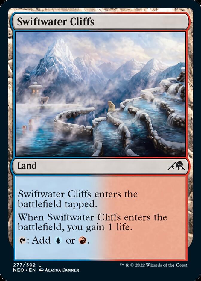 Swiftwater Cliffs [Kamigawa: Neon Dynasty] | Jomio and Rueliete's Cards and Comics