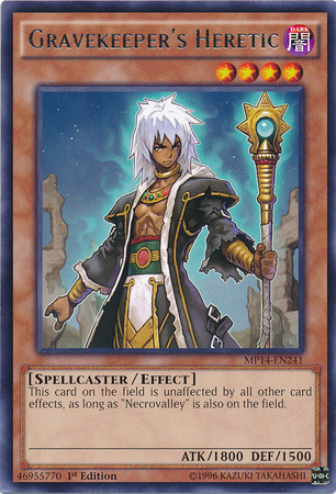 Gravekeeper's Heretic [MP14-EN241] Rare | Jomio and Rueliete's Cards and Comics