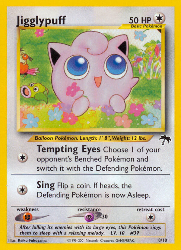Jigglypuff (8/18) [Southern Islands] | Jomio and Rueliete's Cards and Comics