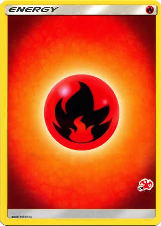 Fire Energy (Charizard Stamp #24) [Battle Academy 2020] | Jomio and Rueliete's Cards and Comics