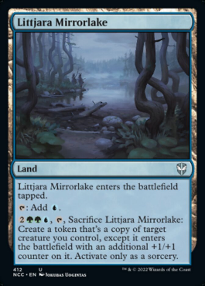 Littjara Mirrorlake [Streets of New Capenna Commander] | Jomio and Rueliete's Cards and Comics