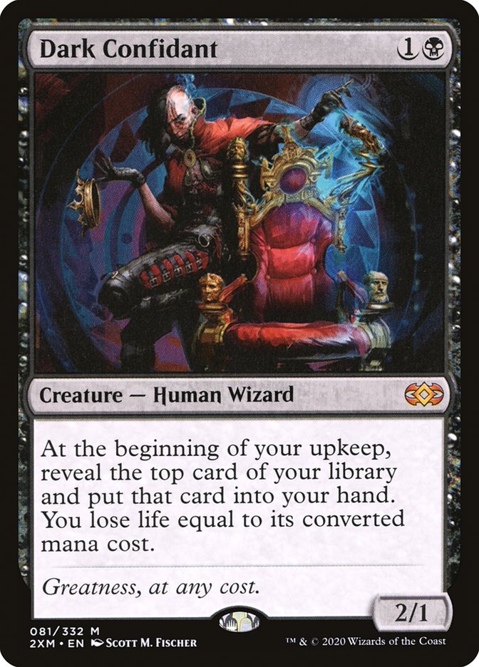 Dark Confidant [Double Masters] | Jomio and Rueliete's Cards and Comics