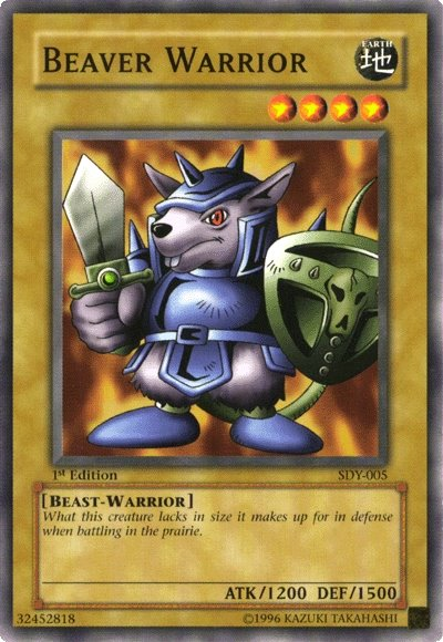 Beaver Warrior [SDY-005] Common | Jomio and Rueliete's Cards and Comics