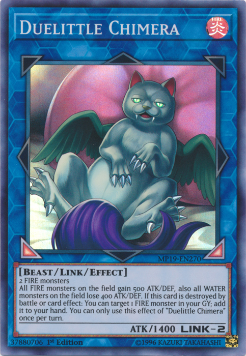 Duelittle Chimera [MP19-EN270] Super Rare | Jomio and Rueliete's Cards and Comics