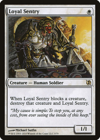 Loyal Sentry [Duel Decks: Elspeth vs. Tezzeret] | Jomio and Rueliete's Cards and Comics