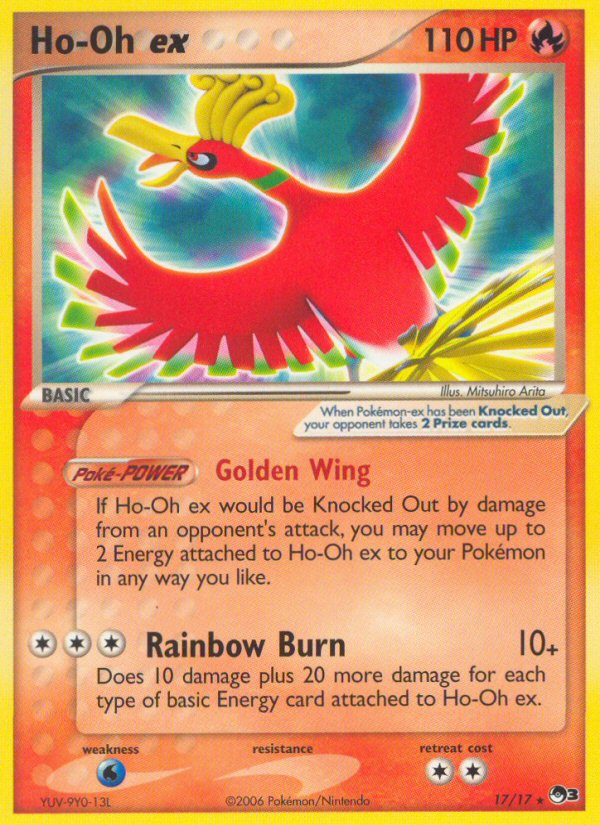 Ho-Oh ex (17/17) (Holo) [POP Series 3] | Jomio and Rueliete's Cards and Comics