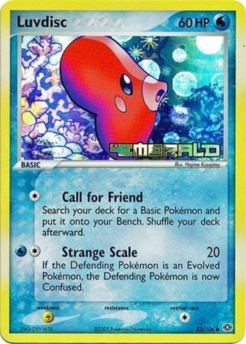 Luvdisc (53/106) (Stamped) [EX: Emerald] | Jomio and Rueliete's Cards and Comics