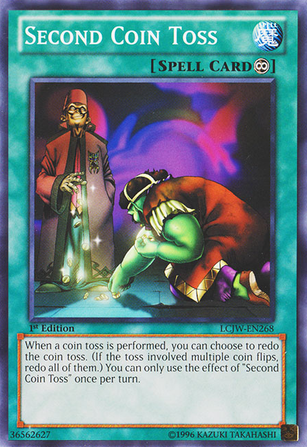 Second Coin Toss [LCJW-EN268] Common | Jomio and Rueliete's Cards and Comics