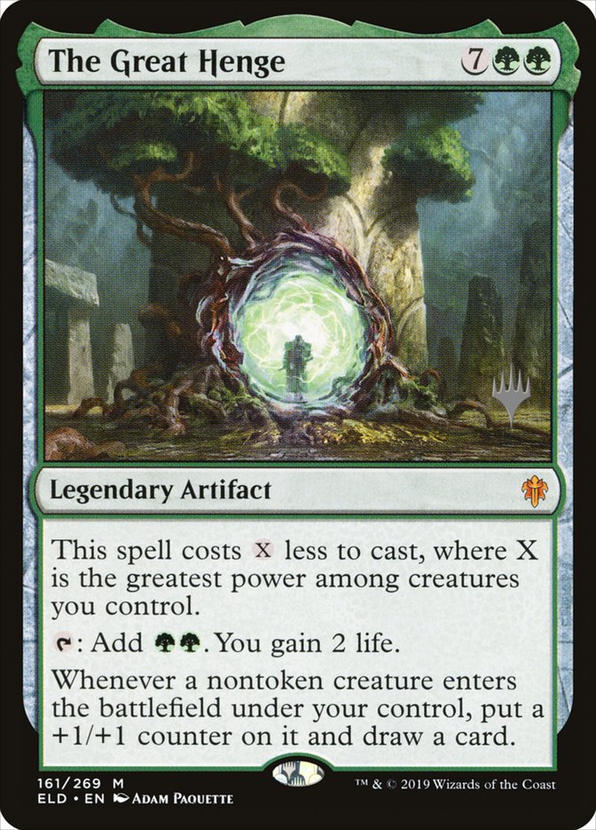 The Great Henge (Promo Pack) [Throne of Eldraine Promos] | Jomio and Rueliete's Cards and Comics