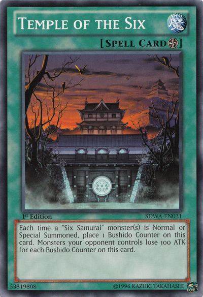 Temple of the Six [SDWA-EN031] Common | Jomio and Rueliete's Cards and Comics