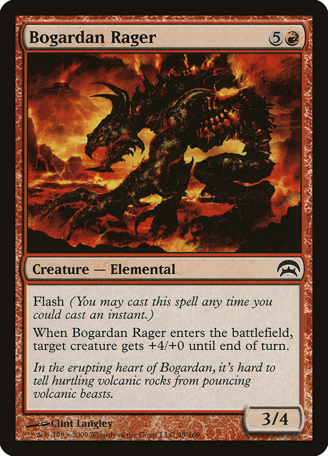 Bogardan Rager [Planechase] | Jomio and Rueliete's Cards and Comics