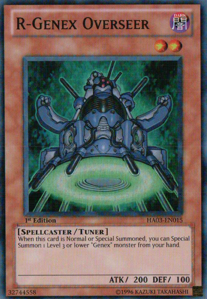 R-Genex Overseer [HA03-EN015] Super Rare | Jomio and Rueliete's Cards and Comics