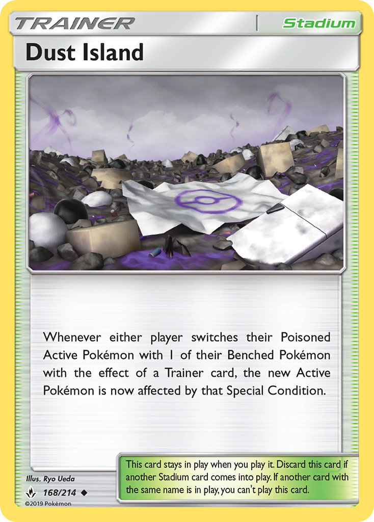 Dust Island (168/214) [Sun & Moon: Unbroken Bonds] | Jomio and Rueliete's Cards and Comics