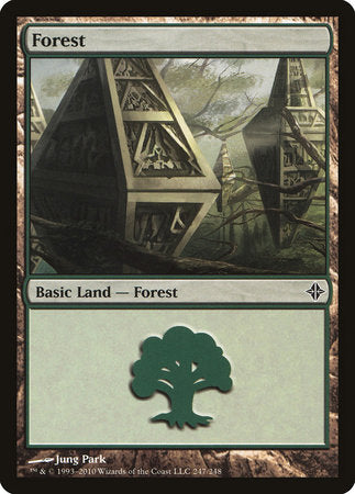 Forest (247) [Rise of the Eldrazi] | Jomio and Rueliete's Cards and Comics