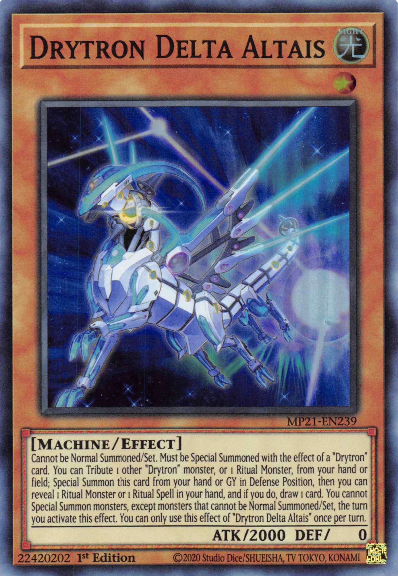 Drytron Delta Altais [MP21-EN239] Super Rare | Jomio and Rueliete's Cards and Comics