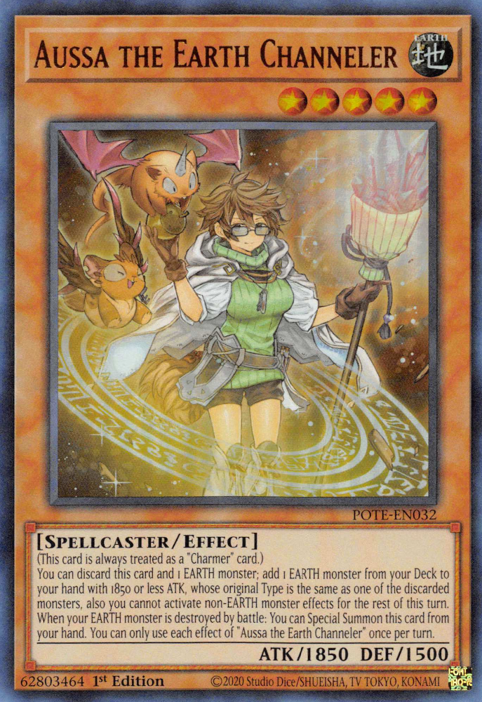 Aussa the Earth Channeler [POTE-EN032] Ultra Rare | Jomio and Rueliete's Cards and Comics