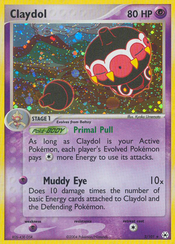Claydol (2/101) [EX: Hidden Legends] | Jomio and Rueliete's Cards and Comics