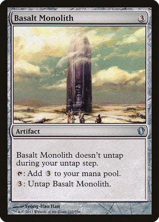 Basalt Monolith [Commander 2013] | Jomio and Rueliete's Cards and Comics
