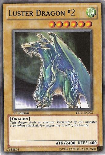 Luster Dragon #2 [YS11-EN002] Common | Jomio and Rueliete's Cards and Comics