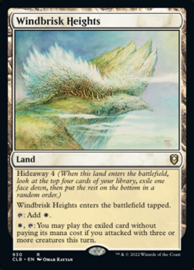 Windbrisk Heights [Commander Legends: Battle for Baldur's Gate] | Jomio and Rueliete's Cards and Comics