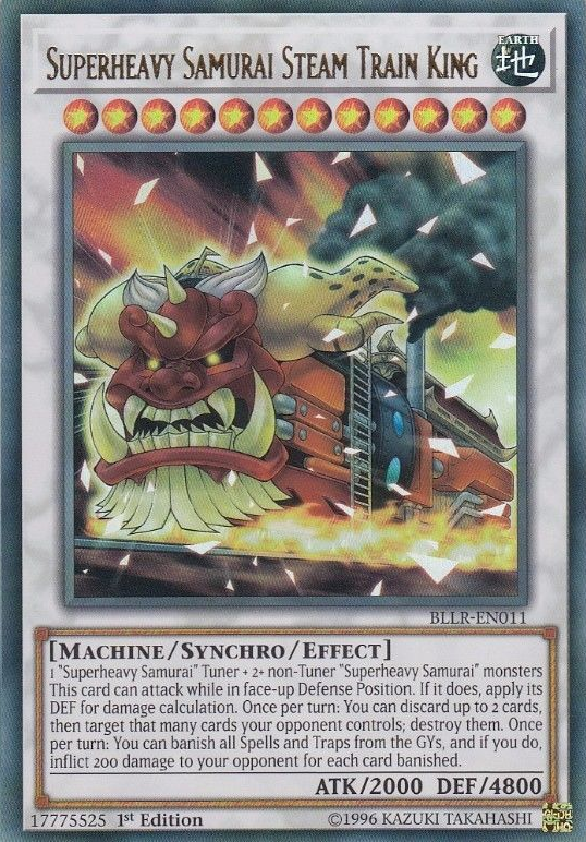 Superheavy Samurai Steam Train King [BLLR-EN011] Ultra Rare | Jomio and Rueliete's Cards and Comics