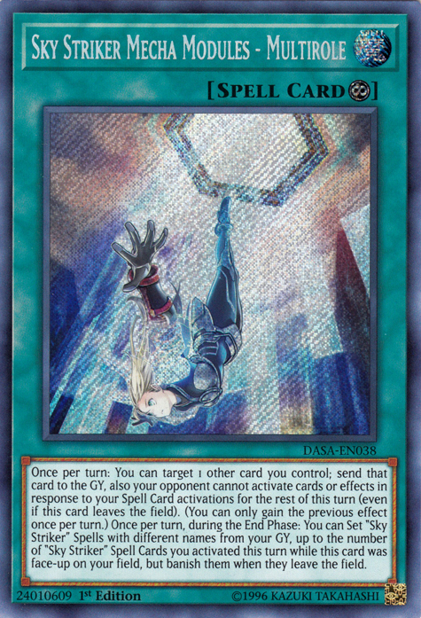 Sky Striker Mecha Modules - Multirole [DASA-EN038] Secret Rare | Jomio and Rueliete's Cards and Comics