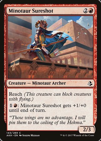 Minotaur Sureshot [Amonkhet] | Jomio and Rueliete's Cards and Comics