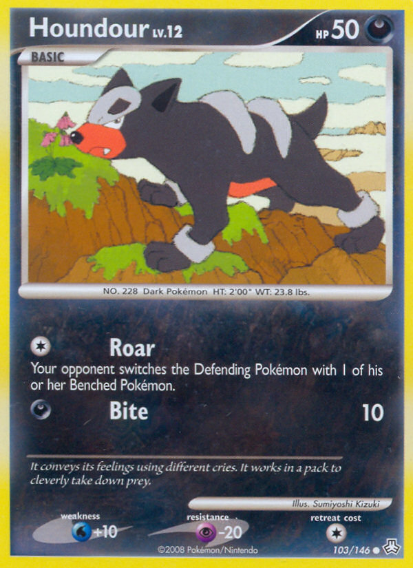 Houndour (103/146) [Diamond & Pearl: Legends Awakened] | Jomio and Rueliete's Cards and Comics