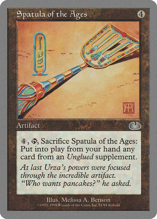 Spatula of the Ages [Unglued] | Jomio and Rueliete's Cards and Comics