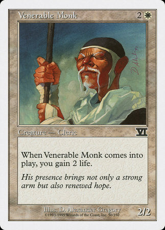 Venerable Monk [Classic Sixth Edition] | Jomio and Rueliete's Cards and Comics