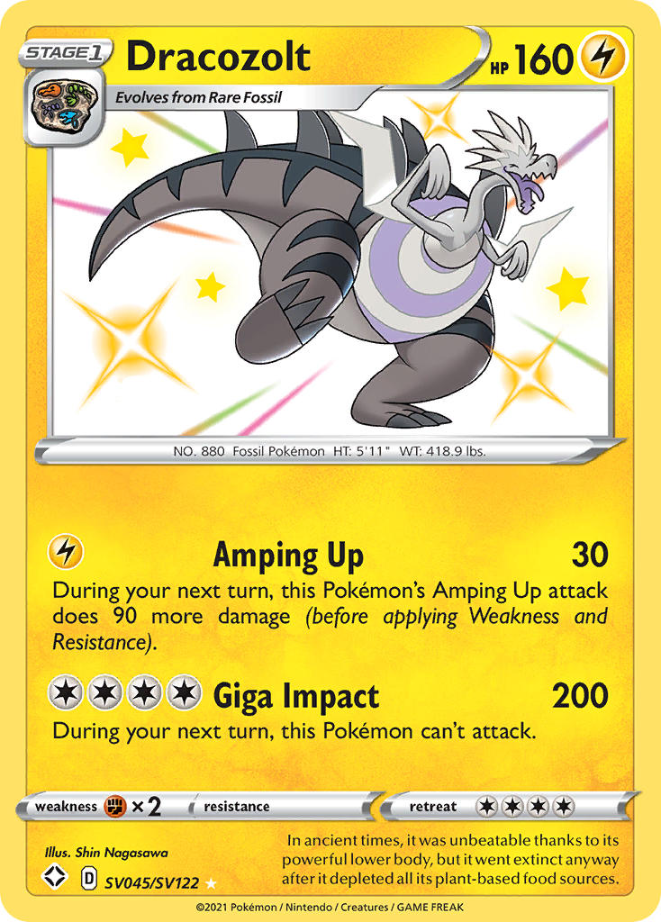 Dracozolt (SV045/SV122) [Sword & Shield: Shining Fates] | Jomio and Rueliete's Cards and Comics
