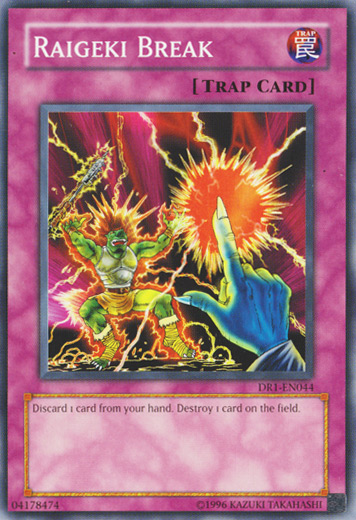 Raigeki Break [DR1-EN044] Common | Jomio and Rueliete's Cards and Comics