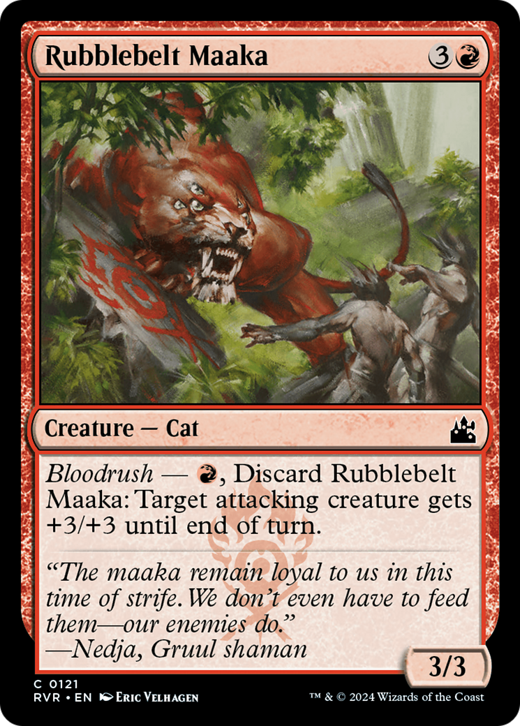 Rubblebelt Maaka [Ravnica Remastered] | Jomio and Rueliete's Cards and Comics