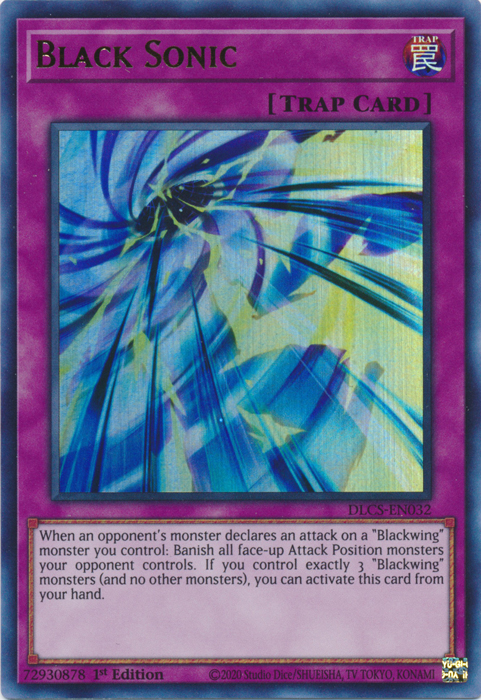 Black Sonic [DLCS-EN032] Ultra Rare | Jomio and Rueliete's Cards and Comics