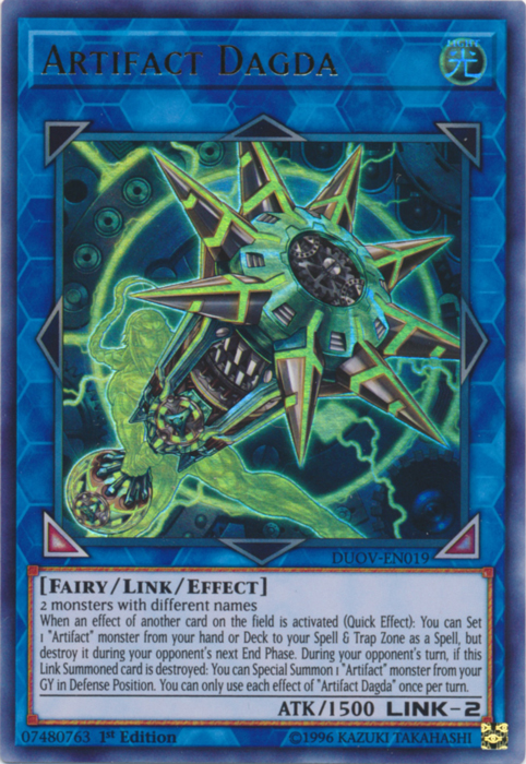 Artifact Dagda [DUOV-EN019] Ultra Rare | Jomio and Rueliete's Cards and Comics