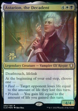 Astarion, the Decadent [Commander Legends: Battle for Baldur's Gate Prerelease Promos] | Jomio and Rueliete's Cards and Comics