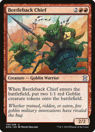 Beetleback Chief [Eternal Masters] | Jomio and Rueliete's Cards and Comics