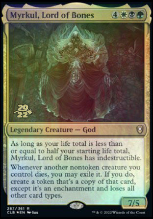 Myrkul, Lord of Bones [Commander Legends: Battle for Baldur's Gate Prerelease Promos] | Jomio and Rueliete's Cards and Comics