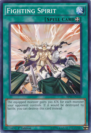 Fighting Spirit [BP03-EN155] Common | Jomio and Rueliete's Cards and Comics