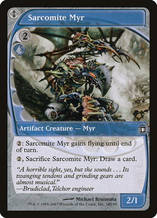 Sarcomite Myr [Future Sight] | Jomio and Rueliete's Cards and Comics