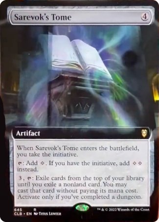 Sarevok's Tome (Extended Art) [Commander Legends: Battle for Baldur's Gate] | Jomio and Rueliete's Cards and Comics