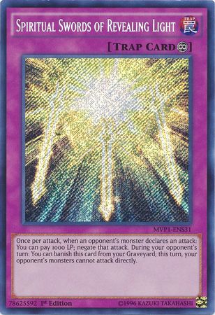 Spiritual Swords of Revealing Light [MVP1-ENS31] Secret Rare | Jomio and Rueliete's Cards and Comics