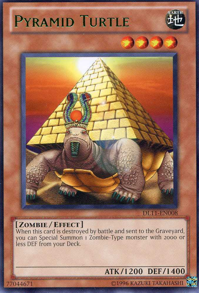 Pyramid Turtle (Green) [DL11-EN008] Rare | Jomio and Rueliete's Cards and Comics