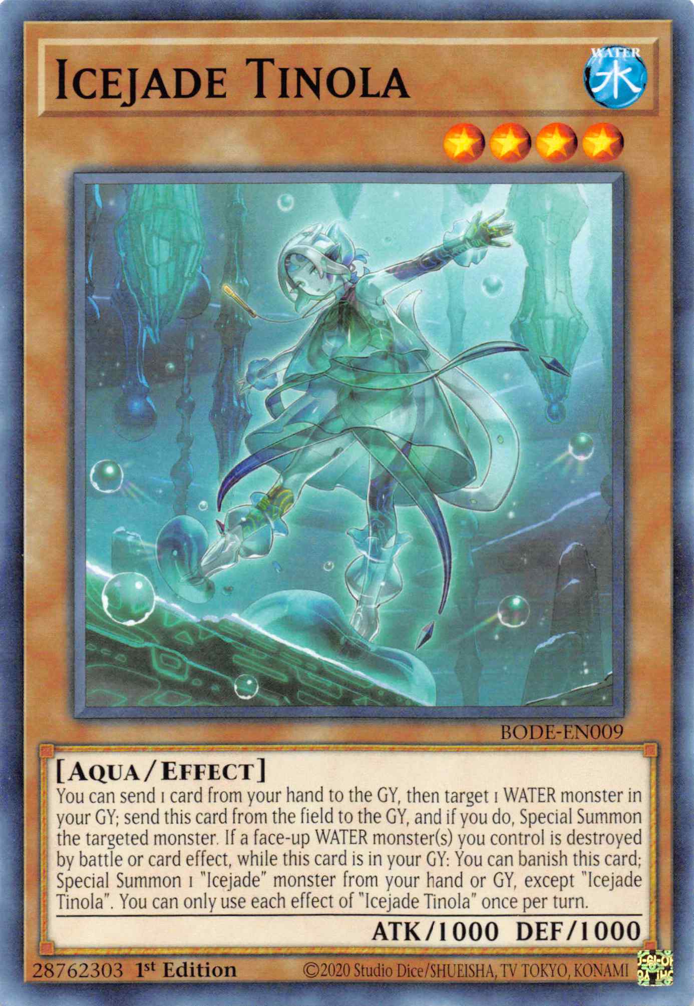 Icejade Tinola [BODE-EN009] Common | Jomio and Rueliete's Cards and Comics