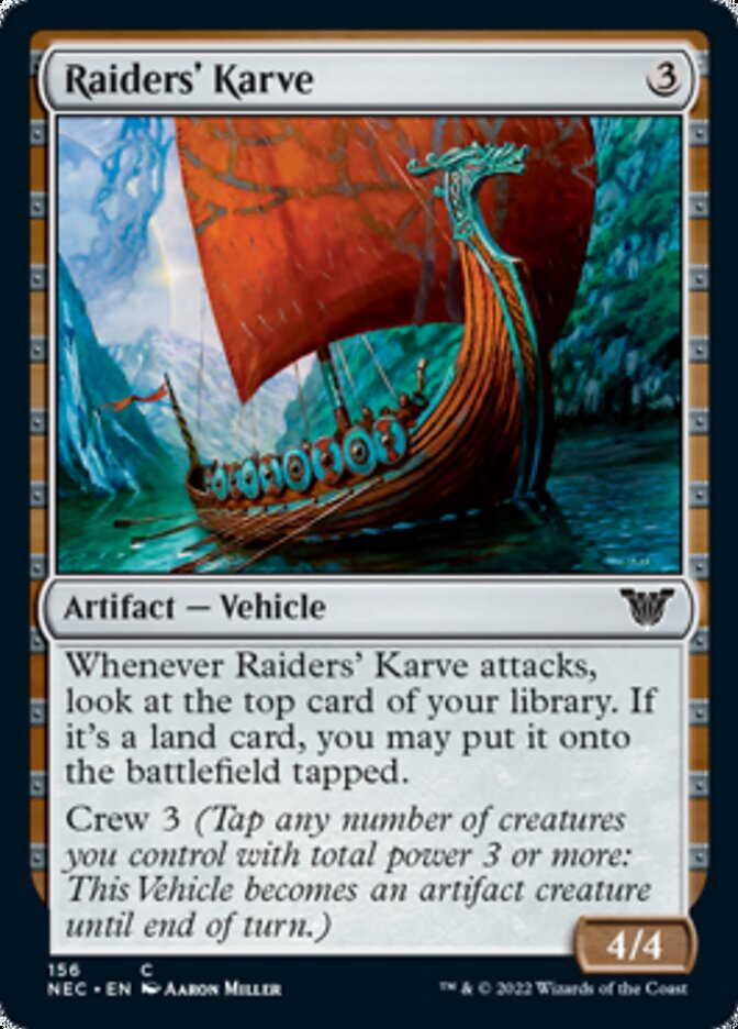 Raiders' Karve [Kamigawa: Neon Dynasty Commander] | Jomio and Rueliete's Cards and Comics