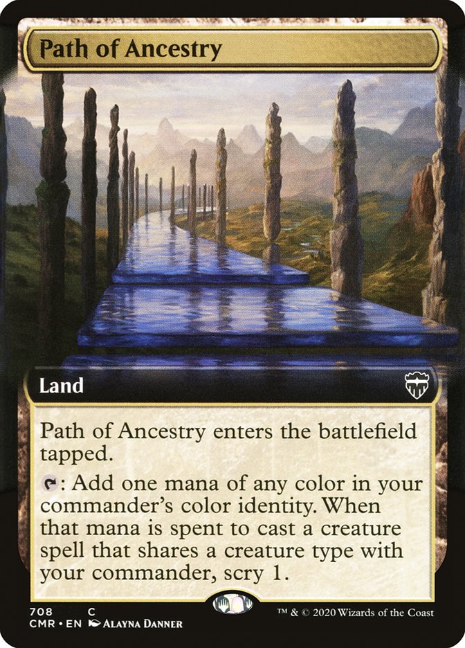 Path of Ancestry (Extended Art) [Commander Legends] | Jomio and Rueliete's Cards and Comics