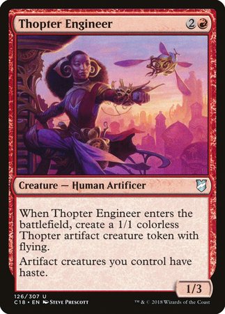 Thopter Engineer [Commander 2018] | Jomio and Rueliete's Cards and Comics