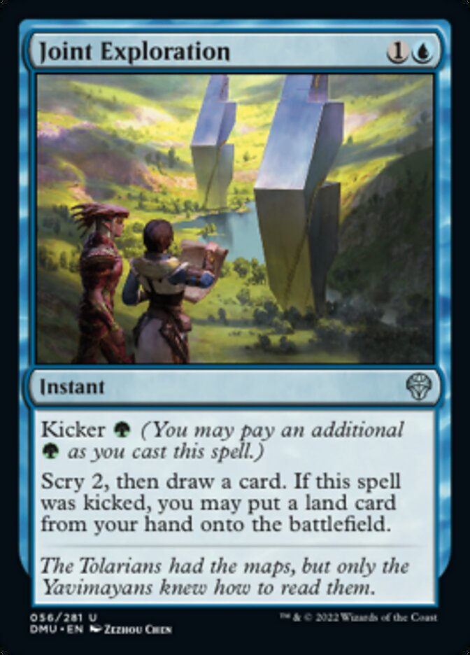 Joint Exploration [Dominaria United] | Jomio and Rueliete's Cards and Comics