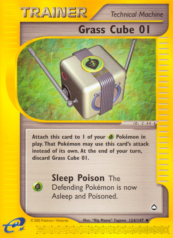 Grass Cube 01 (124/147) [Aquapolis] | Jomio and Rueliete's Cards and Comics